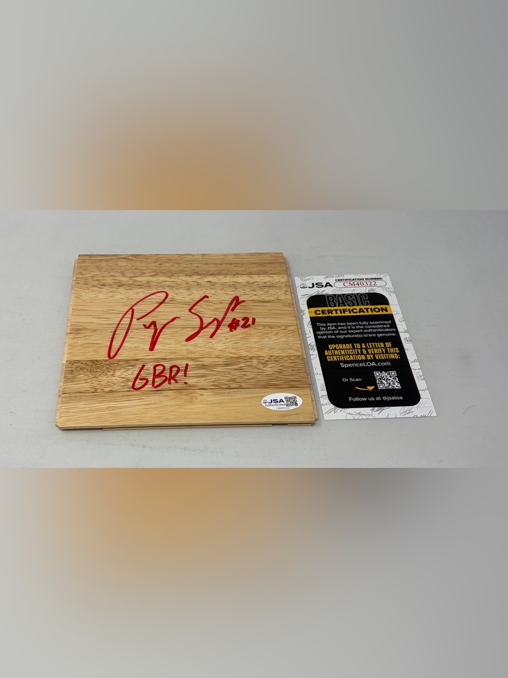 Pryce Sandfort‎ signed Floor Nebraska Cornhuskers JSA COA